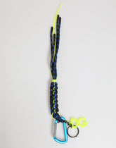 Dolce & Gabbana Multicolor Polyester Tape String DG Logo Keychain Keyring