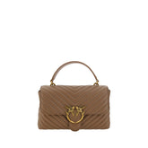 PINKO Brown Calf Leather Bos Taurus Wallet