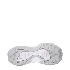 Versace Gold Fabric Low Top Sneakers