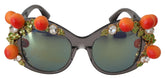 Dolce & Gabbana DG4283B Acetate Crystals Orange Appliques Sunglasses