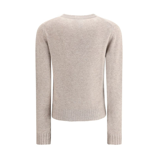 Allude Beige Cashmere Cashmere Sweater