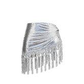 Rabanne Silver Aluminum Regular Belt