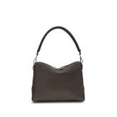 Fendi Brown Calf Leather Bos Taurus Shoulder Bag