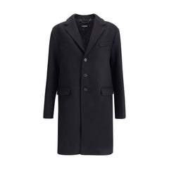 Dsquared² Black Wool Coat
