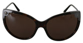Dolce & Gabbana DG4337 Dark Havana Cat Eye Women Eyewear Sunglasses