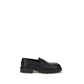 Ferragamo Black Rubber Slip-On Loafers