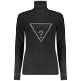 Guess Jeans Black Viscose Women Sweater