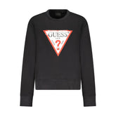 Guess Jeans Black Cotton Sweatshirt