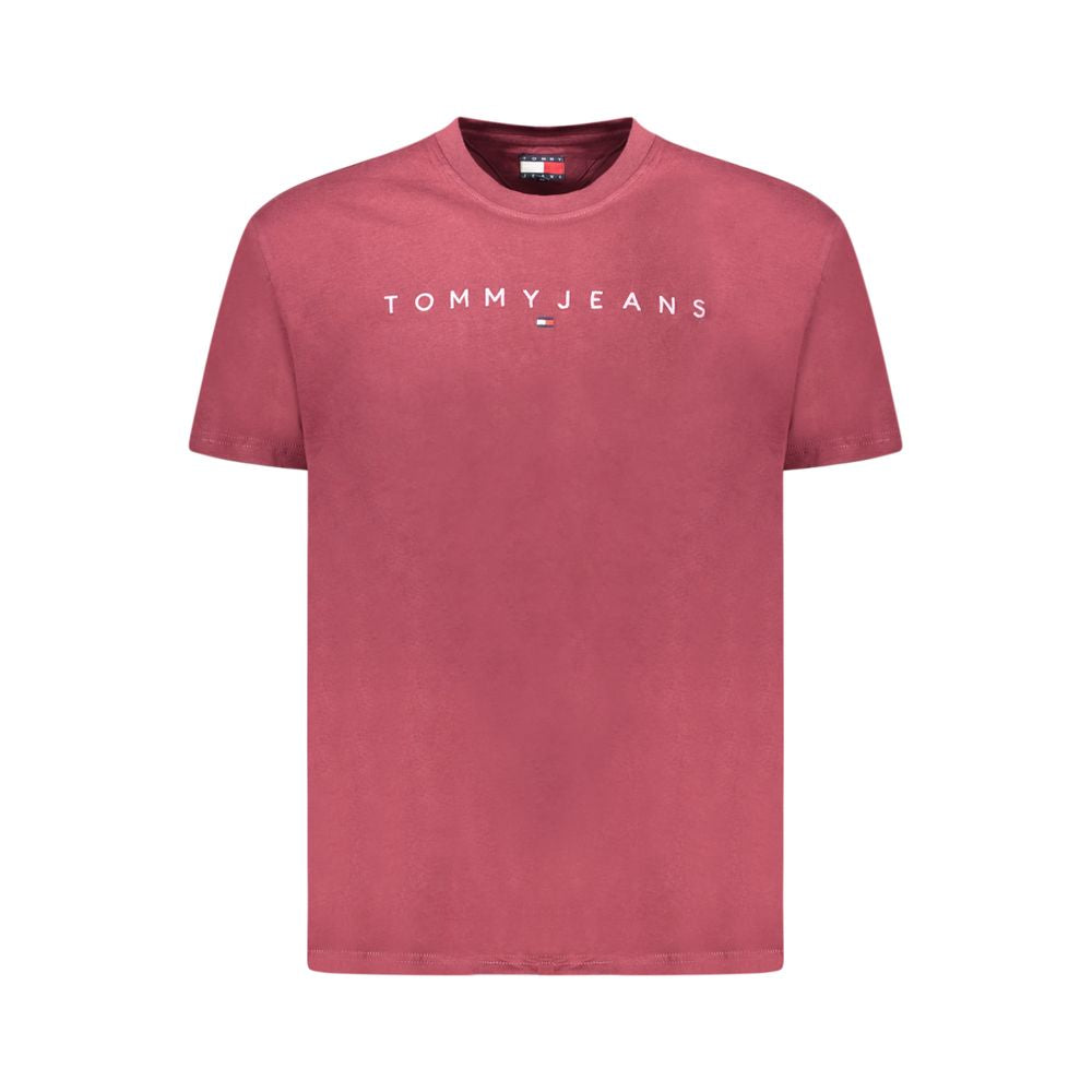 Tommy Hilfiger rød bomulls-T-skjorte for menn