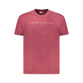 Tommy Hilfiger Red Cotton Men T-Shirt