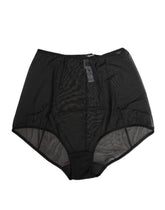 Dolce & Gabbana Black High Waist Mesh Sheer Shapewear Underwear