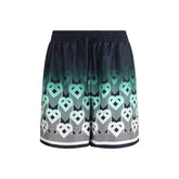 Casablanca Multicolor Silk Bermuda Shorts