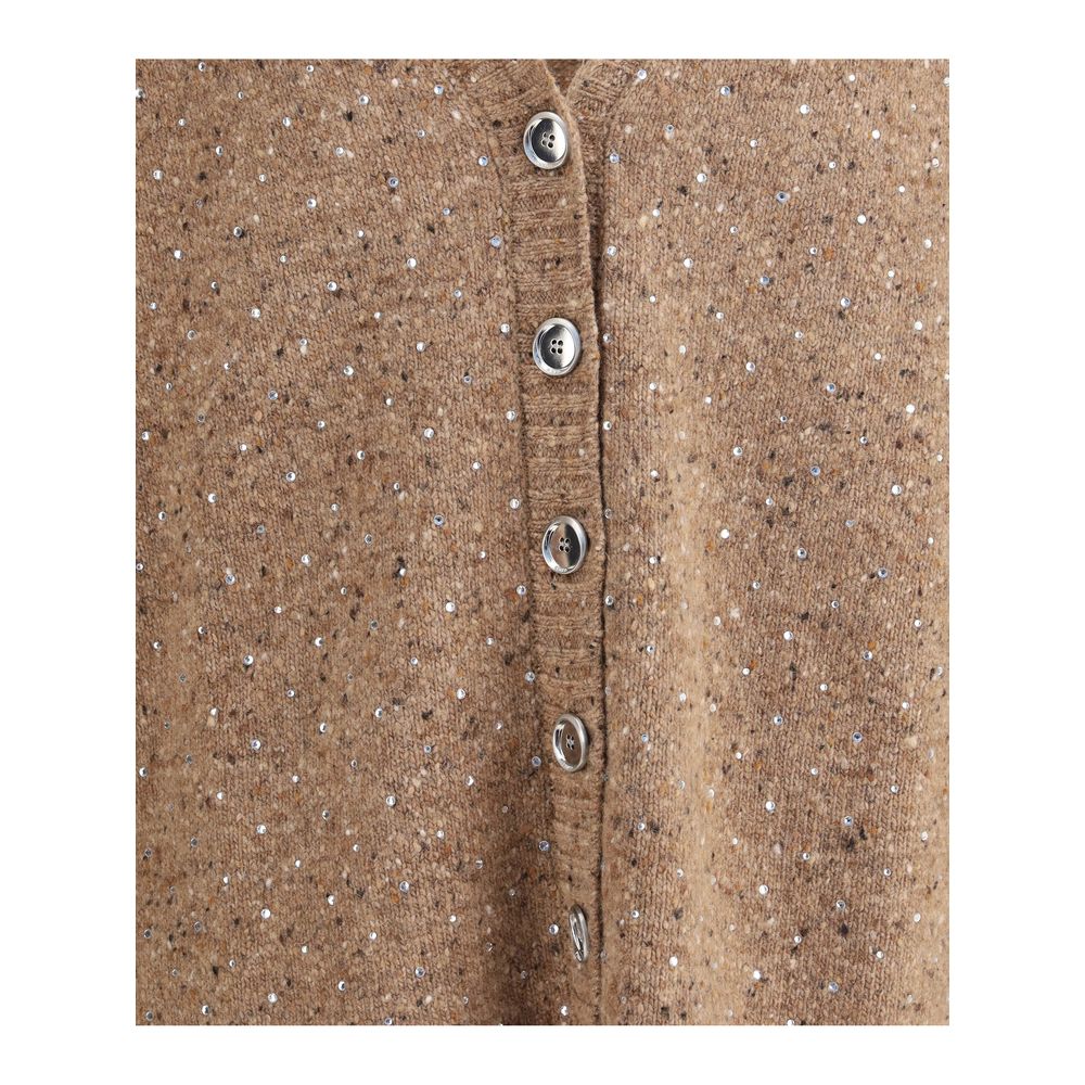 PINKO Kofta i bouclétyg med strass