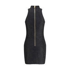Balmain Black Viscose Cocktail Dress