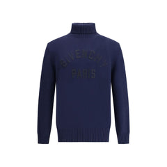 Givenchy Blue Cotton Sweatshirt