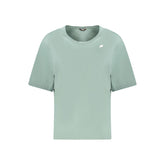 K-WAY Green Cotton Women T-Shirt