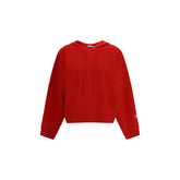 Tory Burch Red Wool Sweatshirt