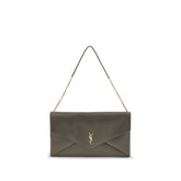 Saint Laurent Green Lamb Ovis Aries Aries Shoulder Bag