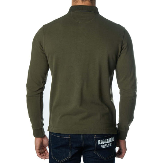 Grön bomullspolotröja