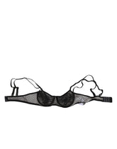 Dolce & Gabbana Svart Blommig Balconette-BH Med Bygel