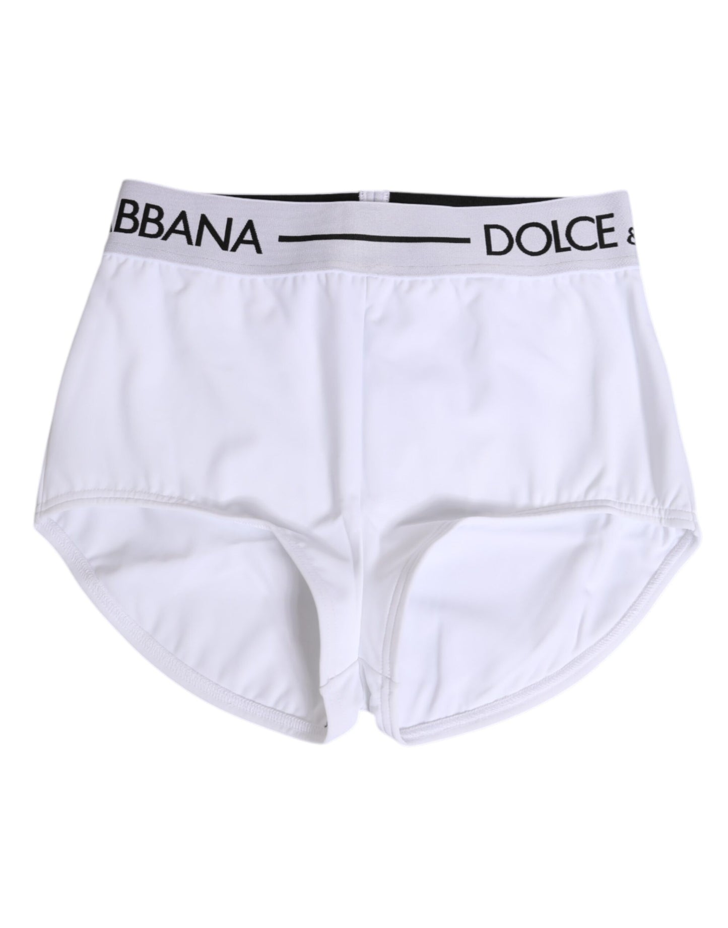Dolce & Gabbana Vita Nylonshorts Med Logotyp I Midjan Underkläder