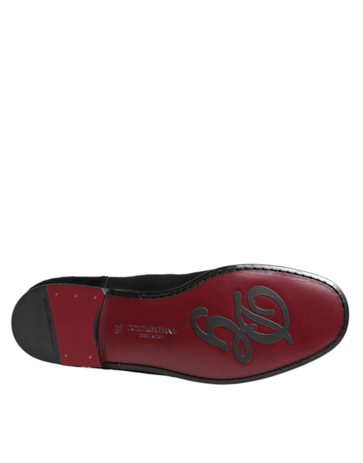 Dolce & Gabbana Svarta Läderpäls Herr CHELSEA Stövlar Skor