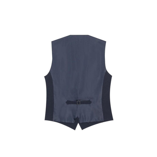 Antony Morato Blue Polyester Waistcoat