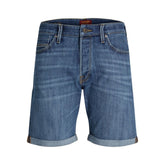 Jack Jones Blue Cotton Bermuda Shorts
