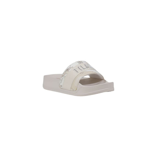 Alviero Martini Prima Classe White Polyethylene Slippers
