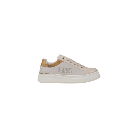Beige polyestersneaker