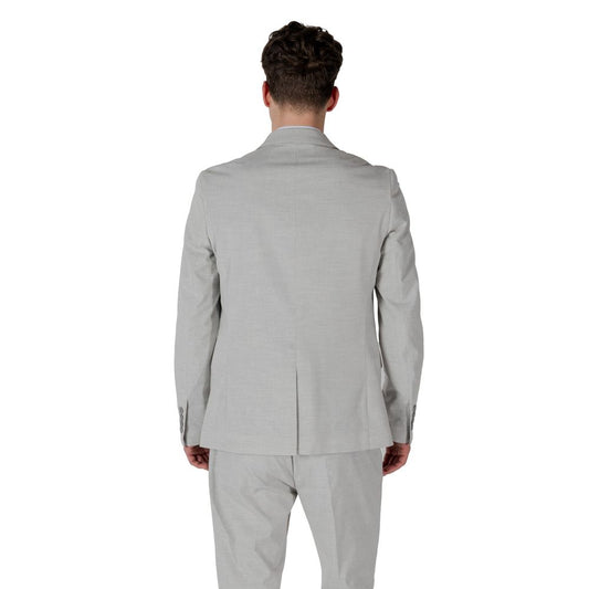 Antony Morato Gray Polyester Blazer