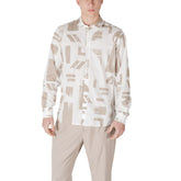 Antony Morato Beige Viscose Shirt