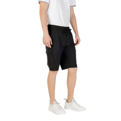 Hugo Boss Black Polyester Bermuda Shorts