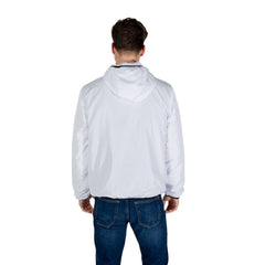 EA7 Emporio Armani White Polyester Shell Jacket