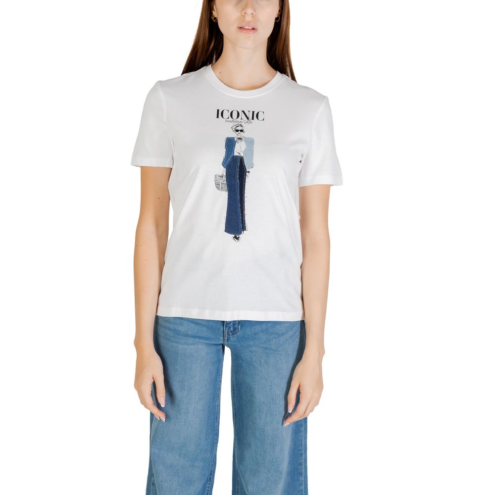 Blå ekologisk bomulls-t-shirt