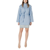 Morgan De Toi Blue Cotton Parka