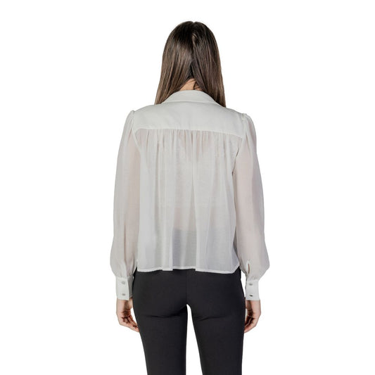 Morgan De Toi Vit Polyesterblus