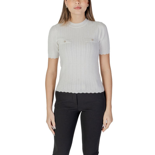 Morgan De Toi Vit Tröja i Återvunnen Polyester