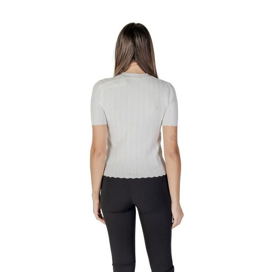 Morgan De Toi Vit Tröja i Återvunnen Polyester