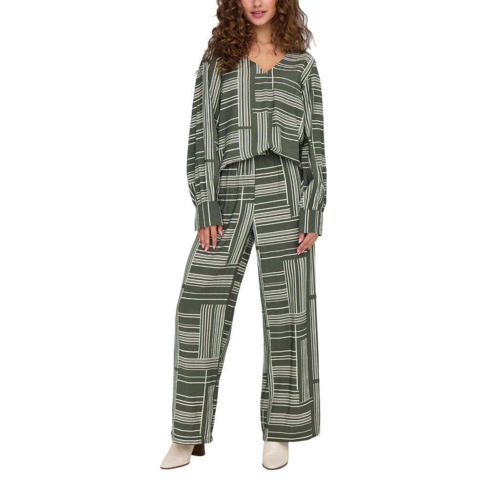 Jacqueline De Yong Grön Viskosblus