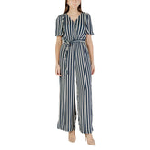 ICHI Blue Viscose Jumpsuit