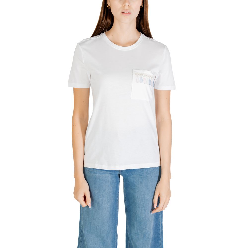 Vit t-shirt i ekologisk bomull