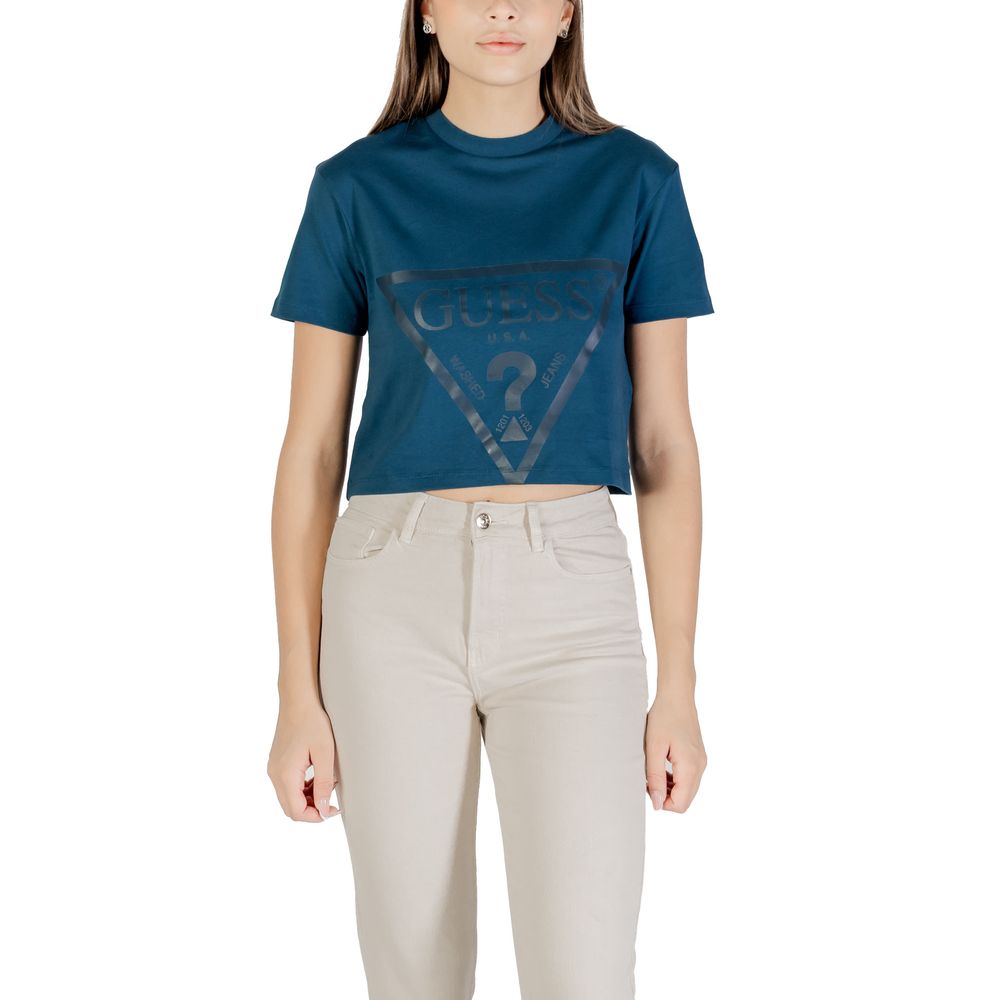 Svart bomulls-T-shirt