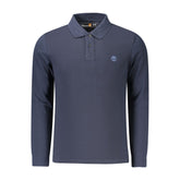 Timberland Blue Cotton Men Polo Shirt