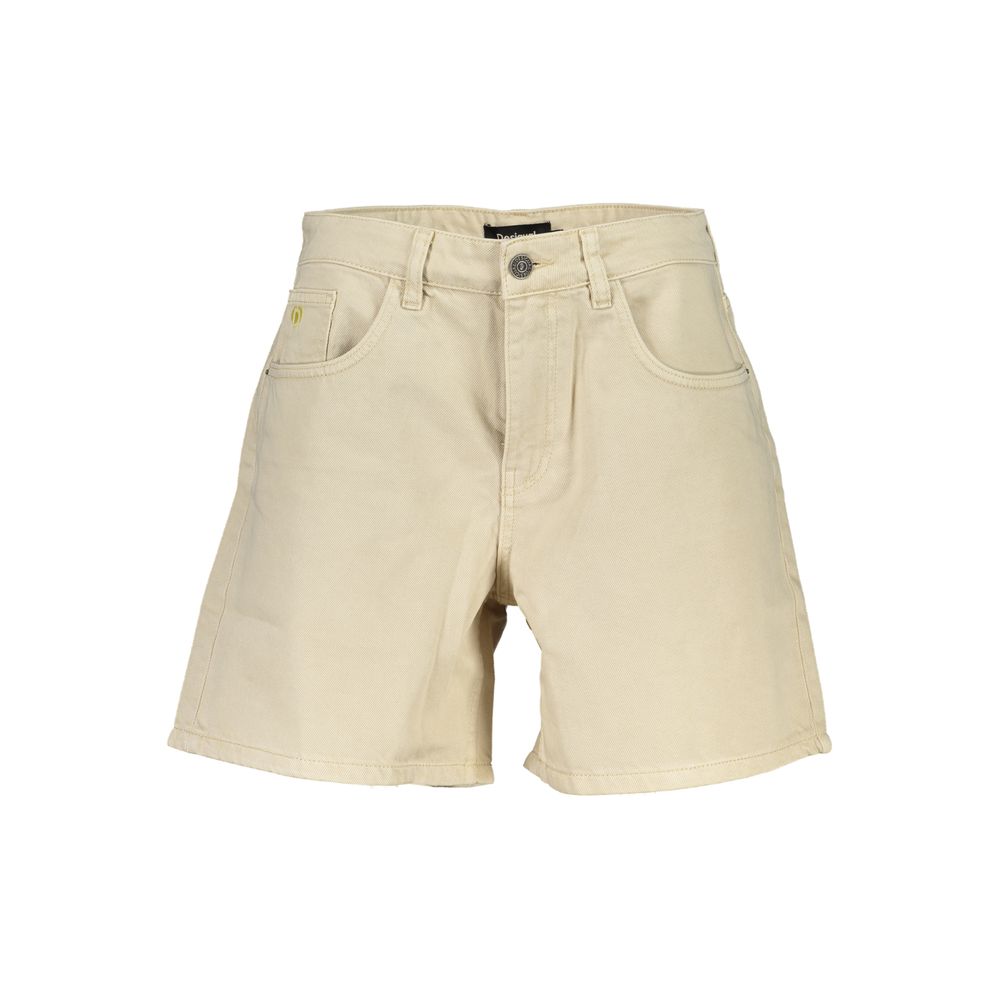Beige bomullsshorts