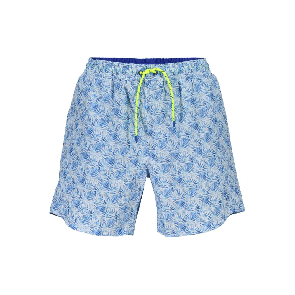 Blå polyester badkläder