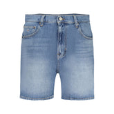 Tommy Hilfiger Blu Cotton Women Short