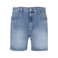 Tommy Hilfiger Blu Cotton Women Short