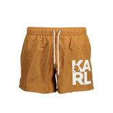 Karl Lagerfeld Brown Polyester Swimwear