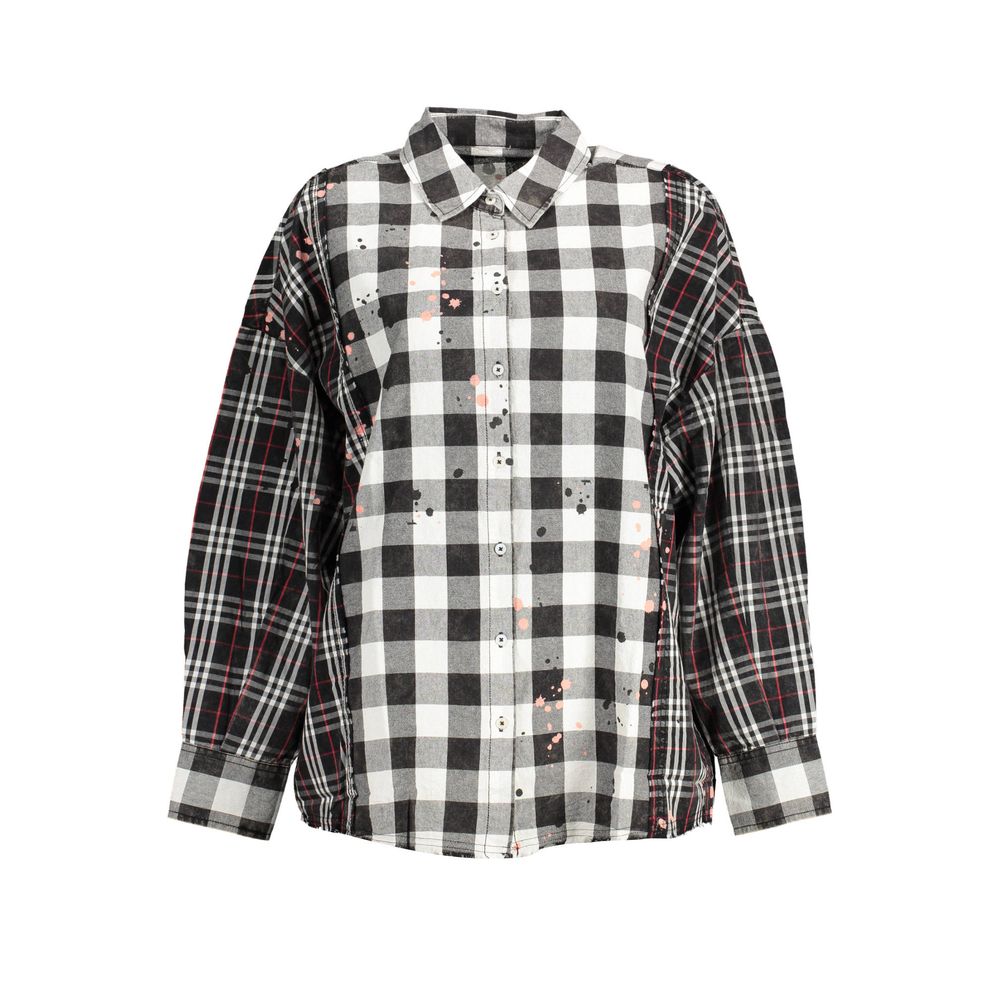 Svart bomullsskjorte